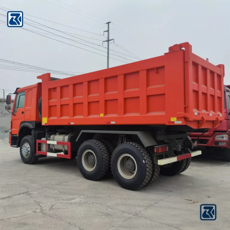 HOWO dump trucks for landscaping and earthmoving projects