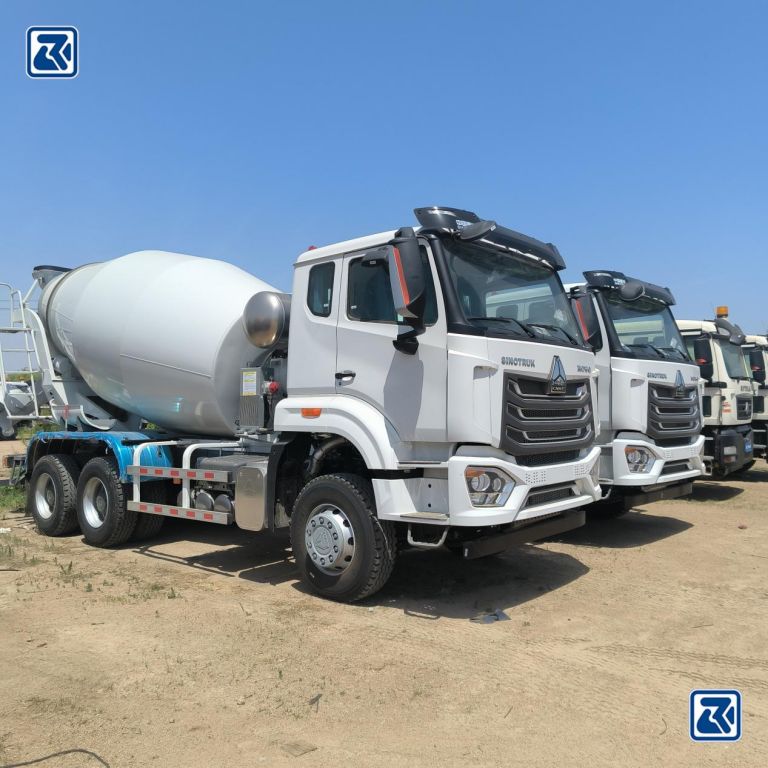 What is the Drive System of HOWO Concrete Mixer Trucks